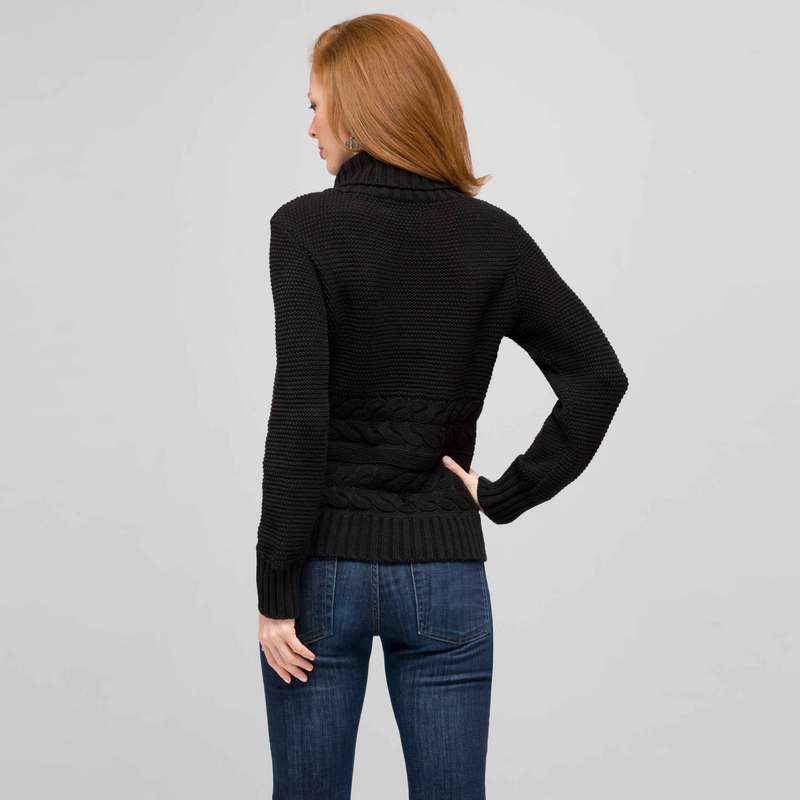 Cotton Turtleneck Sweater, , large image number 1